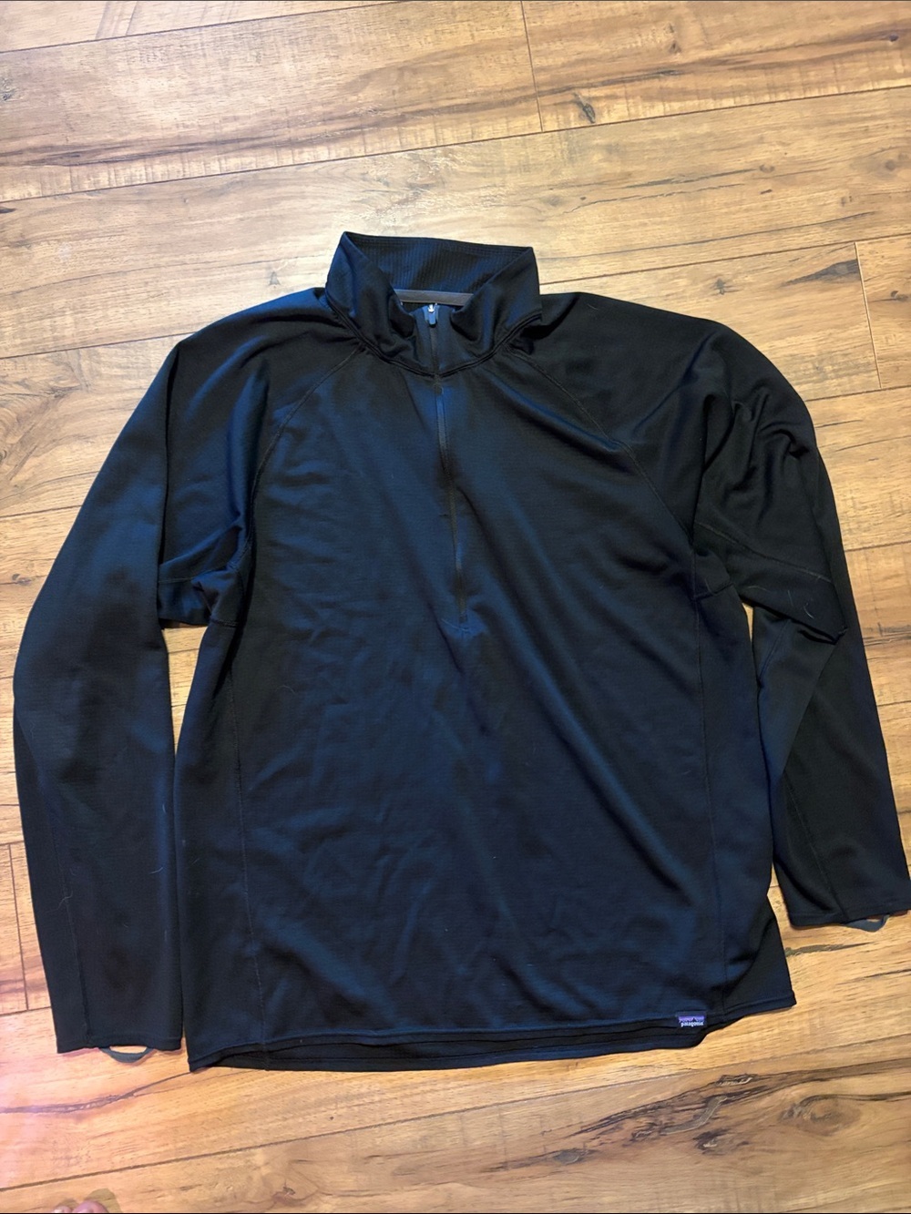 Patagonia Black Half-Zip Pullover Sweatshirt